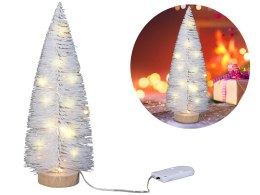 Choinka Dekoracyjna Biała Lampki Świąteczne Dekoracja Boże Narodzenie Import LEANToys