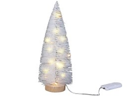 Choinka Dekoracyjna Biała Lampki Świąteczne Dekoracja Boże Narodzenie Import LEANToys