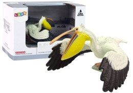Duża Figurka Kolekcjonerska Pelikan Ptak Zwierzęta Świata Import LEANToys