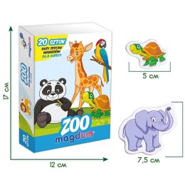Zestaw Magnesów Wesołe Zoo MV 6032-01 Magdum