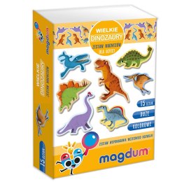 Zestaw Magnesów Wielkie Dinozaury MV 6032-06 Magdum