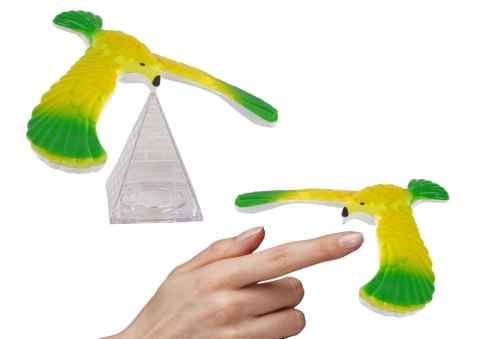 Antygrawitacyjny Ptak Balansujący Zielony Zabawka Import LEANToys