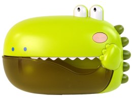 Zabawka Do Kąpieli Bańki Mydlane Dinozaur Zielony Na Baterie Import LEANToys