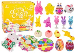 Zestaw Zabawek Wielkanocnych Fidget Toys Antystresowe 18 Elementów Import LEANToys