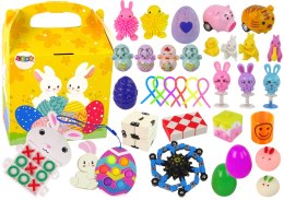 Zestaw Zabawek Wielkanocnych Fidget Toys Antystresowe 36 Elementów Import LEANToys