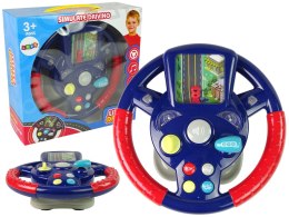 Kierownica Dla Dzieci Symulator Jazdy Efekty Dźwiękowe Świetlne Import LEANToys