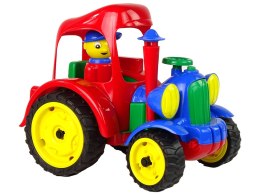 Duży Traktor Ciągnik Pojazd Farma Figurka Gumowe Koła HEMAR
