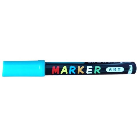 Marker akrylowy 1-2 mm zielony niebieskawy MG ZPLN6570-53