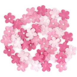 Kwiaty papierowe NIEZAPOMINAJKI z perełką mix różowe (50sztuk) 252033 Galeria Papieru