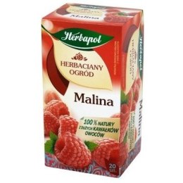 Herbata HERBAPOL owocowo-ziołowa Malina (20 saszetek) 54g HERBACIANY OGRÓD