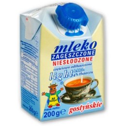 Mleko GOSTYŃ 200g niesłodzone zagęszczone light 4%