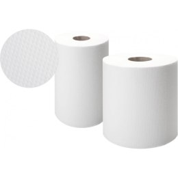 Ręcznik biały w roli 60m (12 sztuk) 2 warstwy celuloza ELLIS Comfort 9.401.084 3070