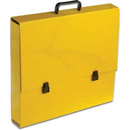 Teczka szkolna z rączką A3 5.5cm żółta pastelowa TT7183 TADEO