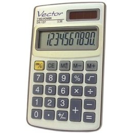 Kalkulator VECTOR DK-137 kiesz 10p