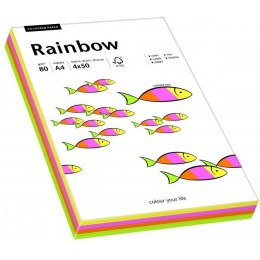 Papier ksero A4 80g RAINBOW mix pastelowy 100ark 88043187