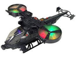 Helikopter Wojskowy Ogromne Skrzydła Światła Dźwięk Import LEANToys