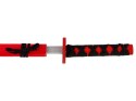 Drewniany Miecz Czerwony Rekwizyt Dla Rycerza 73 cm Import LEANToys