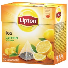 Herbata LIPTON PIRAMID czarna(20torebek) aromat cytryna