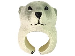 Pierścień na Rękę Edukacyjne Zwierzęta Niedźwiedź Biały Import LEANToys