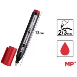 Marker permanentny czerwony 2-3mm PE486R-S MP Poland