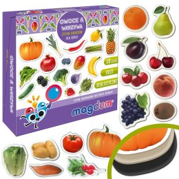 Zestaw Magnesów Owoce i Warzywa 50 sztuk MV 6032-42 Magdum