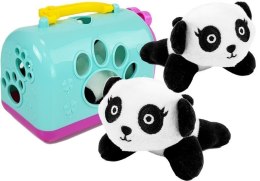 Mała Panda z Transporterem Maskotka Import LEANToys