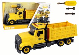 Auto Ciężarówka Do Składania Dźwięki Żółta Import LEANToys