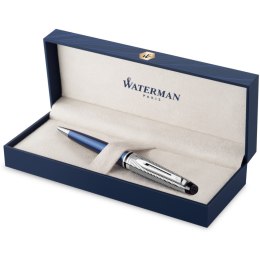Długopis EXPERT DELUX Metalic niebieski CT WATERMAN 2187683