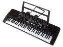 Keyboard Z Mikrofonem Instrument Muzyczny Czarny Marka niezdefiniowana