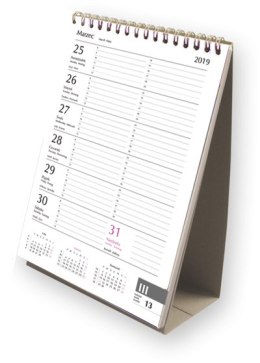 Kalendarz ze spiralką pionowy 2024 T-101-3-13 Michalczyk i Prokop