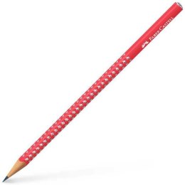 Ołówek SPARKLY PEARLY czerwony 118240 FABER CASTELL