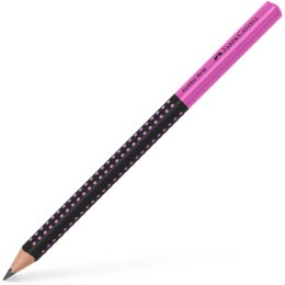 Ołówek JUMBO GRIP TWO TONE czarny/różowy 511911 FABER CASTELL