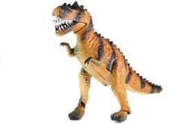 Duży Dinozaur na Baterie Chodzi Świeci 36 CM Import LEANToys