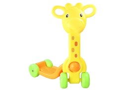 Hulajnoga dla dzieci 4 Koła Żyrafa Żółta Import LEANToys