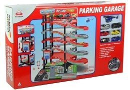 Garaż Parking 5 Pięter Zjeżdżalnia Winda + Pojazdy Import LEANToys