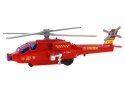 Helikopter Śmigłowiec Aluminiowy Ratunkowy Z Napędem Mix Dźwięk Światła Import LEANToys
