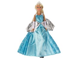 Lalka Anlily Królewna Śnieżka Niebieska Sukienka Długie Blond Włosy Import LEANToys
