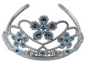 Zestaw Dla Księżniczki Kostium Korona Biżuteria Różdżka Buciki Niebieski 8 El. Import LEANToys