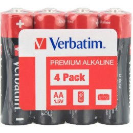 Bateria VERBATIM Premium Alkaline AA/LR6 1,5V alkaliczna taca (4szt) (49501)