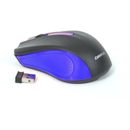 Mysz OMEGA bezprzewodowa optyczna 1000dpi USB niebieska (41792)