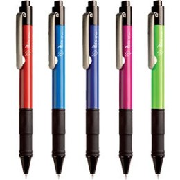 Długopis automatyczny niebieski 0,7mm KD941-NM obudowa mix kolorów TETIS