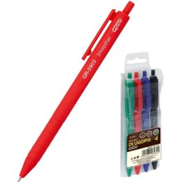 Długopisy GRAND 4 kolory w etui GR-5903 160-2109