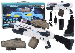 Karabin Pistolet Na Wodę Biały Automat M416 Akumulatorowy LEAN Toys