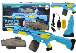 Karabin Pistolet Na Wodę Niebieski Automat M416 Akumulatorowy LEAN Toys