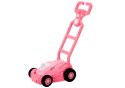 Maszyna Do Baniek Mydlanych Kosiarka Jeździk z Rączką Różowa LEAN Toys